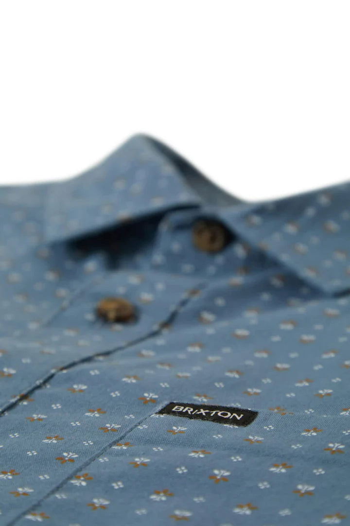 Brixton - Buttom up - Charter Print S/S Shirt