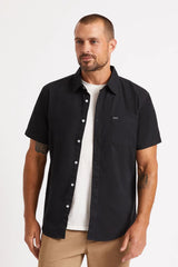 Brixton - Buttom up - Charter Oxford S/S Woven - Black