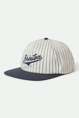Brixton - Snap Back - The League - Washed Navy/Off White