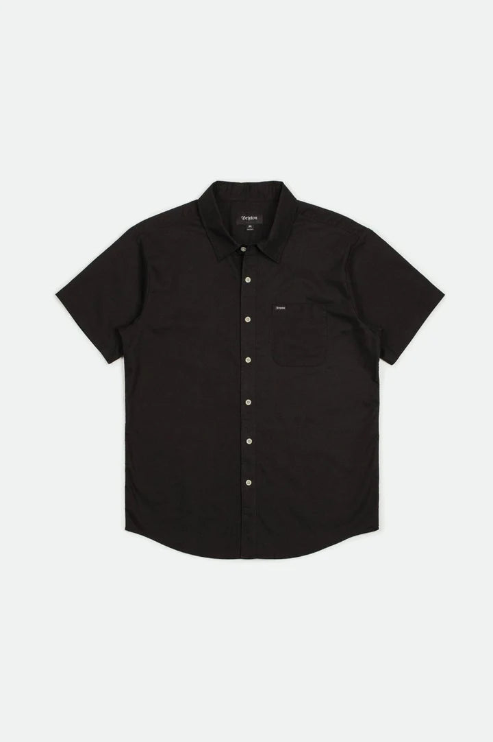 Brixton - Buttom up - Charter Oxford S/S Woven - Black