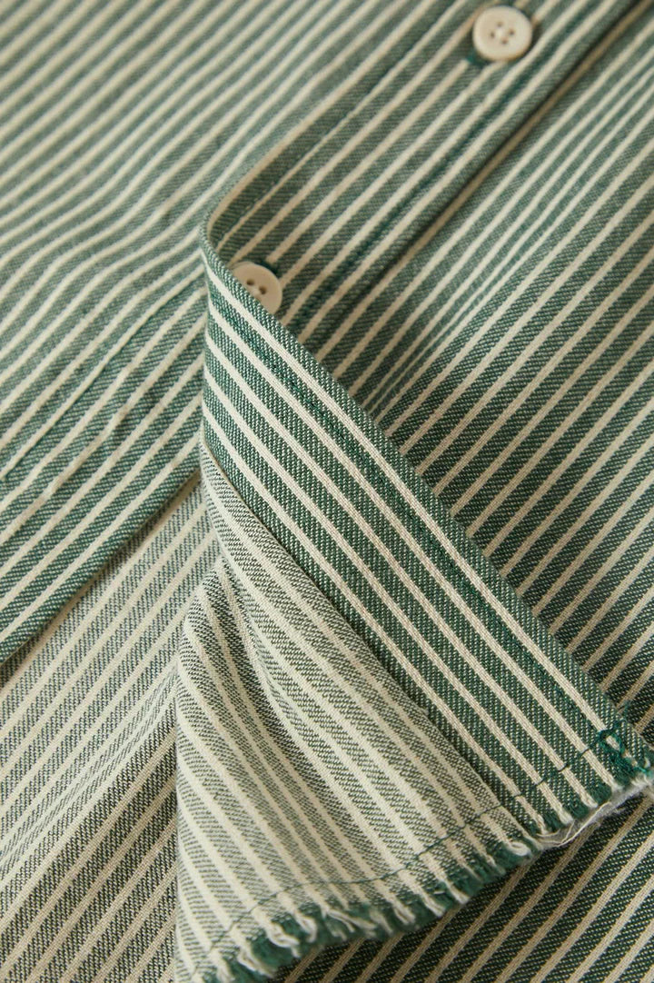 Brixton - Buttom up - Assembly S/S Woven - Pine Needle/Whitecap