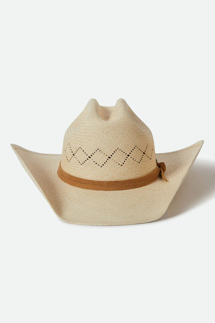 Brixton - Laredo Cowboy Hat Panama Straw - Catalina Sand