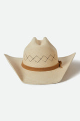 Brixton - Laredo Cowboy Hat Panama Straw - Catalina Sand