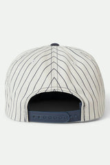 Brixton - Snap Back - The League - Washed Navy/Off White