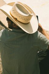 Brixton - Laredo Cowboy Hat Panama Straw - Catalina Sand