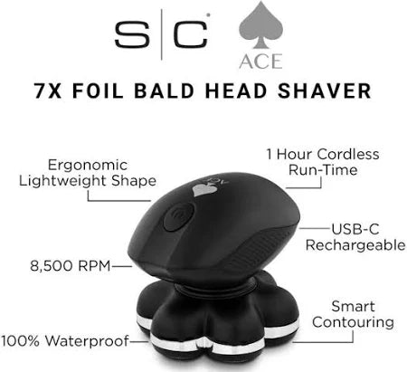 StyleCraft - Ace 7X Foil Bald Head Shaver