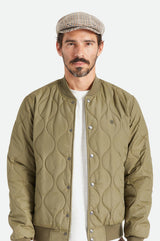 Brixton - Brood Snap Hat - Off White/Dessert Palm