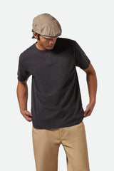 BRIXTON - VINTAGE RESERVE HENLEY - BLACK SOL WASH