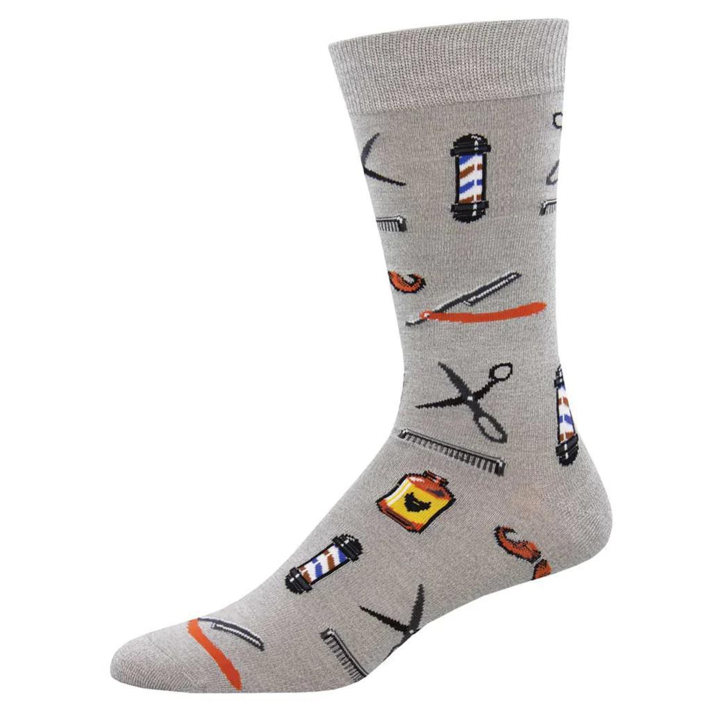 Socksmith - Barbershop - Gris chiné