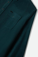 BRIXTON - SURCHEMISE RELAX NEW WEST - CORDUROY SAUGE NUIT