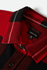 BRIXTON - BOWERY FLANNEL - BLACK/ADRENALINE RUSH/OFF WHITE