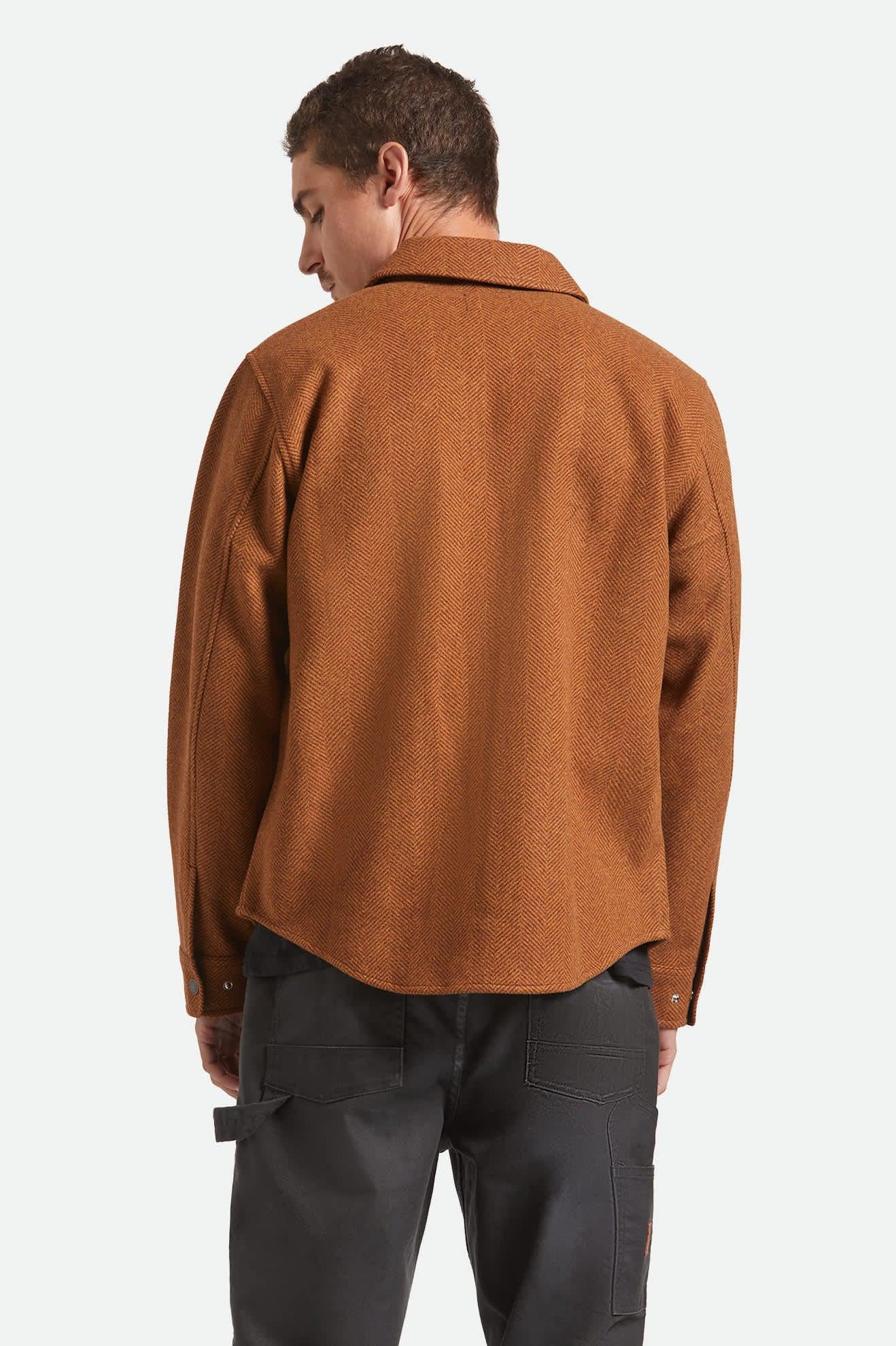 BRIXTON - DURHAM BRUSHED MENSWEAR JKT - BRUSHED PINECONE