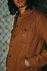BRIXTON - DURHAM BRUSHED MENSWEAR JKT - BRUSHED PINECONE