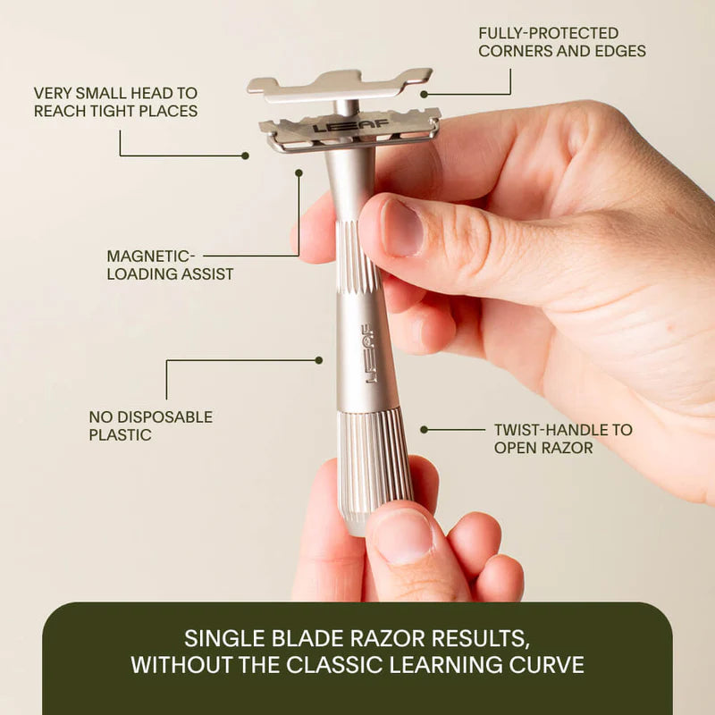 Leaf Shaving - Single Edge Razor - Twig