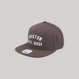 BRIXTON - Casquette à Visière Woodburn Netplus MP - Marron