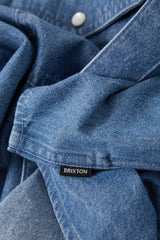 Brixton - Surchemise - Waylong - Chambray délavé moyen