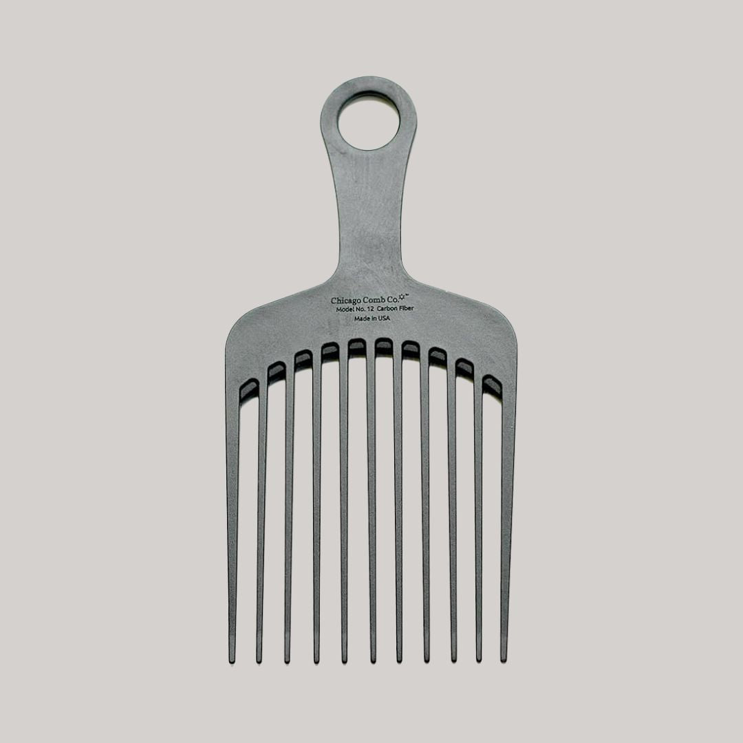 Chicago Comb Co. - Peigne en Fibre de Carbone - Modèle n° 12