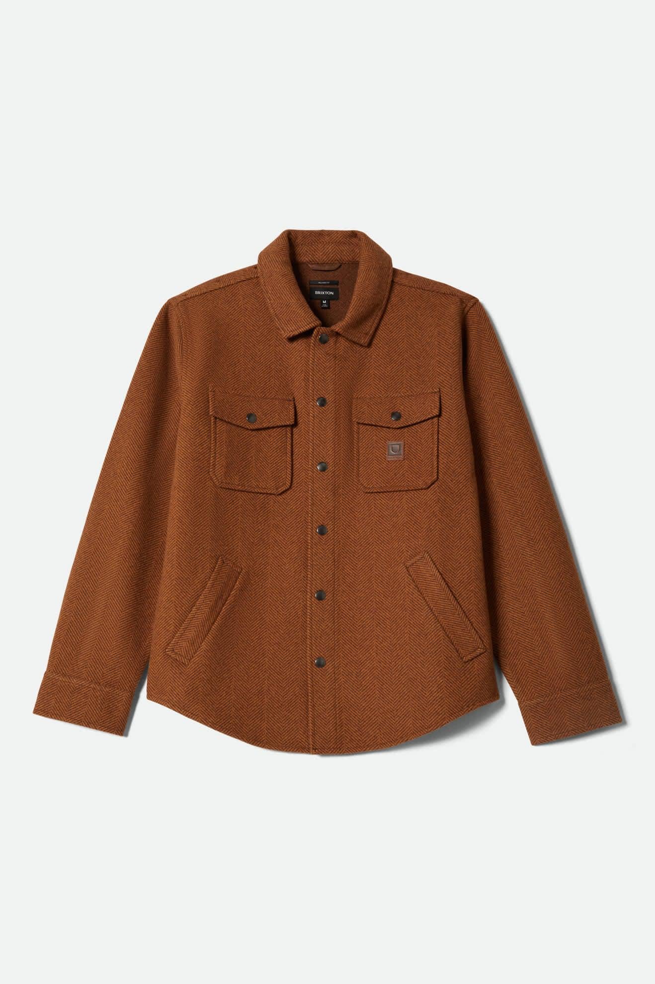 BRIXTON - DURHAM BRUSHED MENSWEAR JKT - BRUSHED PINECONE