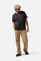 BRIXTON - VINTAGE RESERVE HENLEY - BLACK SOL WASH