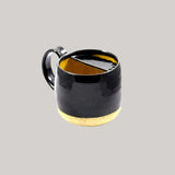 Educated Beards - Hand Thrown Stoneware Mug with Moustache Protector