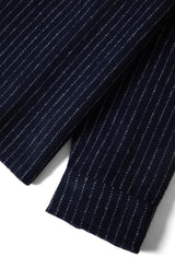 BRIXTON - SELDEN SOFT BRUSHED FLANNEL - MOOD INDIGO PINESTRIPE