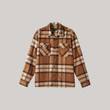 BRIXTON - Flanelle Brossée Douce Selden - Beige/Bison